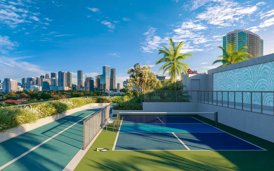 Aerial view — 2200 Brickell in Brickell