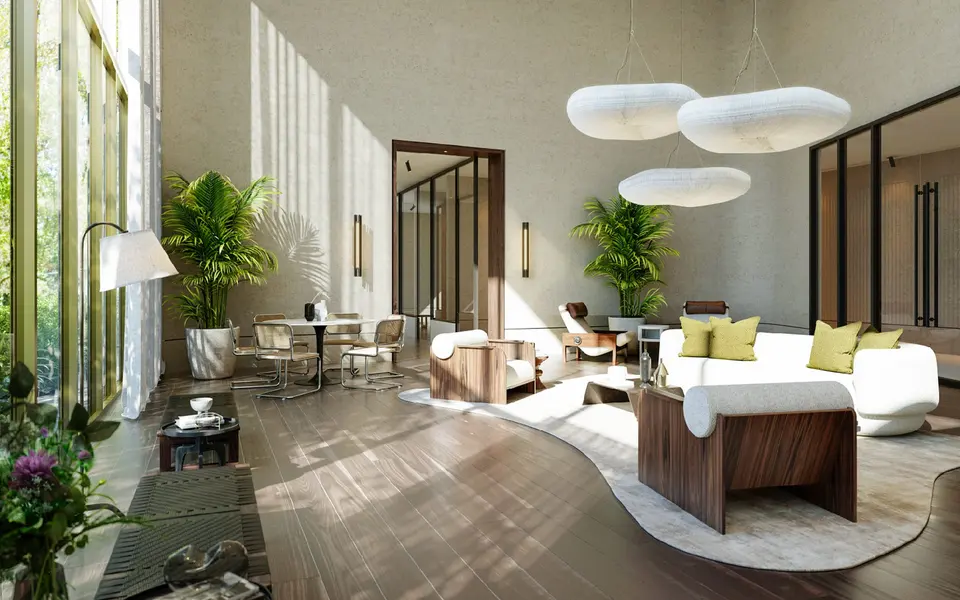 Living room — 2200 Brickell in Brickell