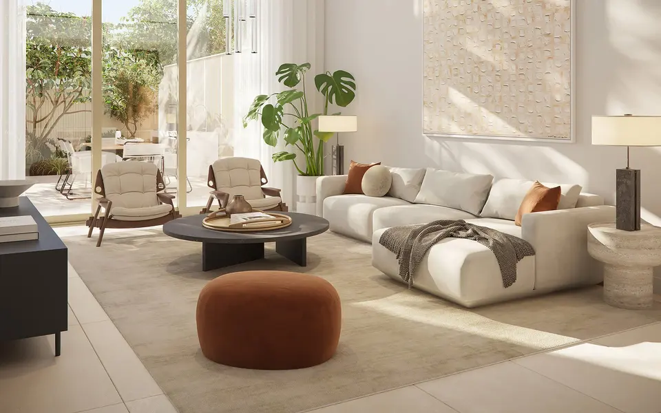 Living room — 2200 Brickell in Brickell
