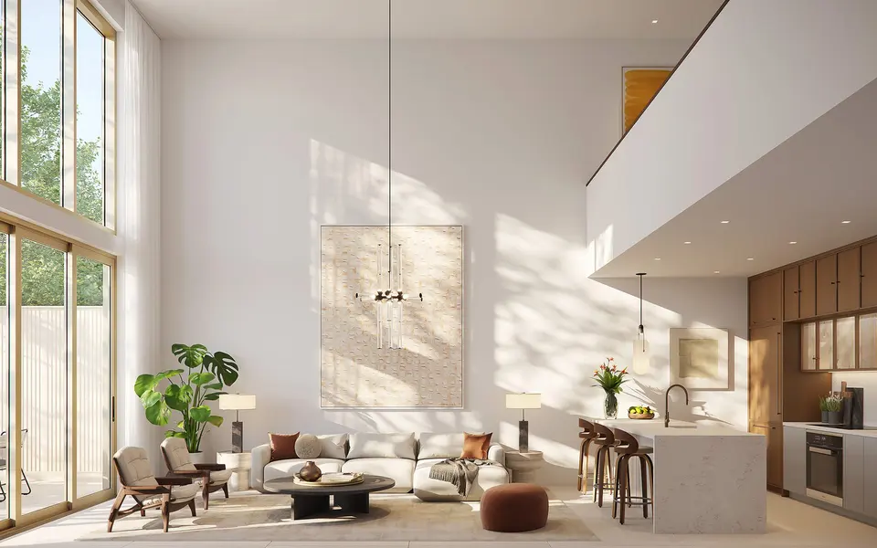 Living room — 2200 Brickell in Brickell