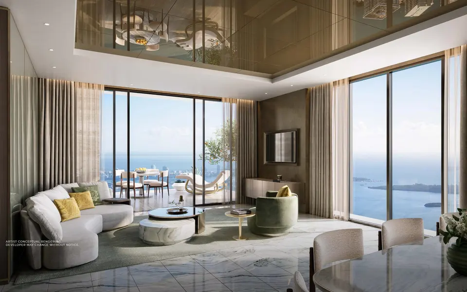 Living room — 888 Brickell Miami Dolce&Gabbana in Brickell