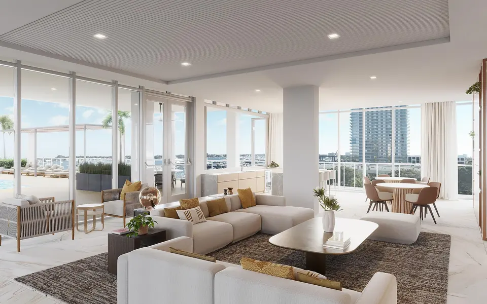 Living room — Alba West Palm Beach in West Palm Beach