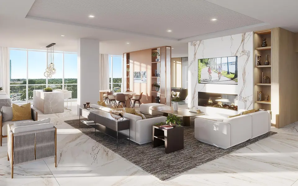 Living room — Alba West Palm Beach in West Palm Beach