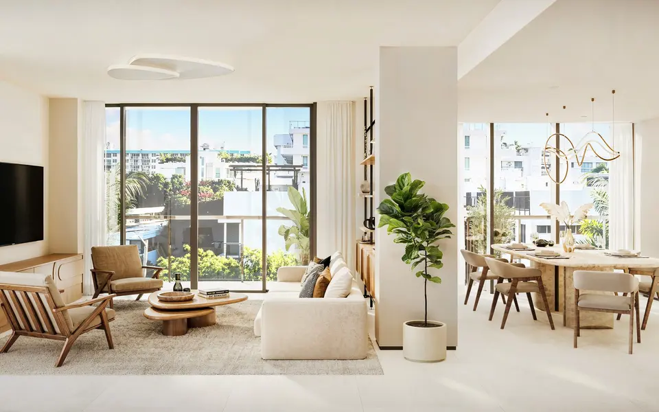 Living room — Alma Bay Harbor Bay Harbor Islands in Surfside