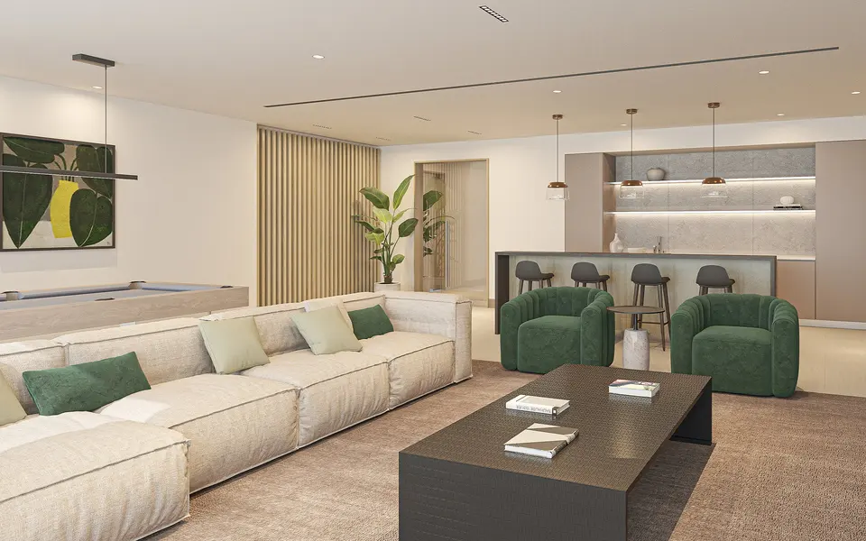 Living room — Arbor Coconut Grove in Coconut Grove
