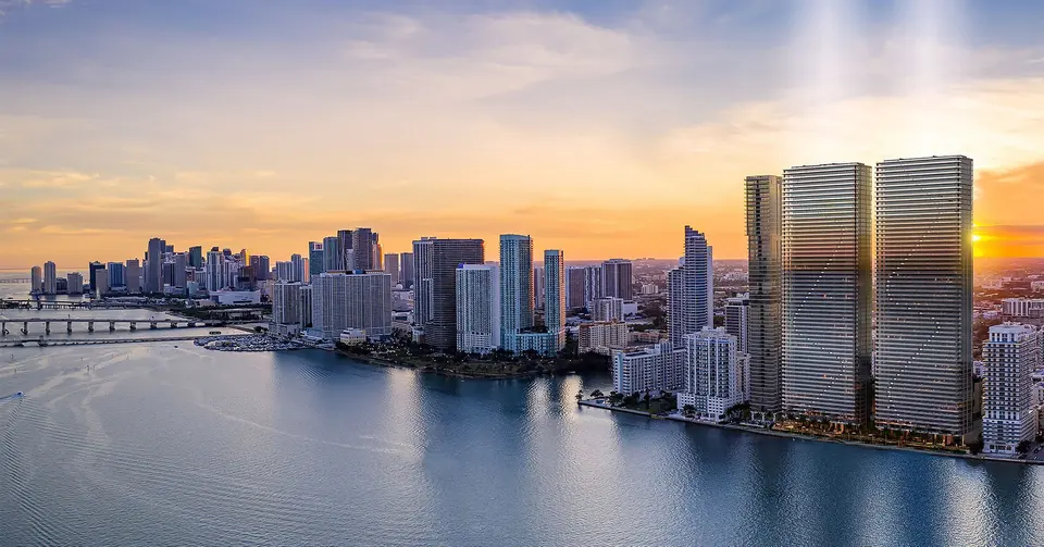 Aerial view — Aria Reserve Miami in Edgewater