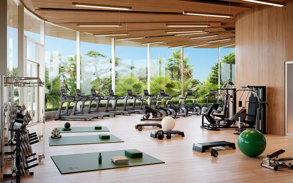 Living room — Aria Reserve Miami in Edgewater