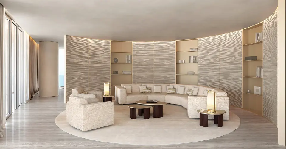 Living room — Armani Casa Pompano Beach in Fort Lauderdale