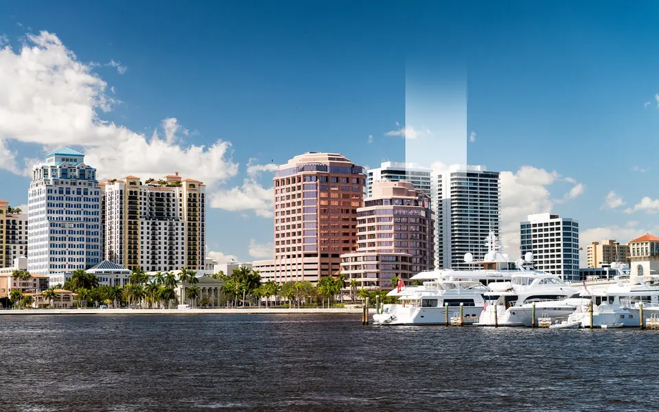 Aerial view — Banyan Tree Residences West Palm Beach in West Palm Beach