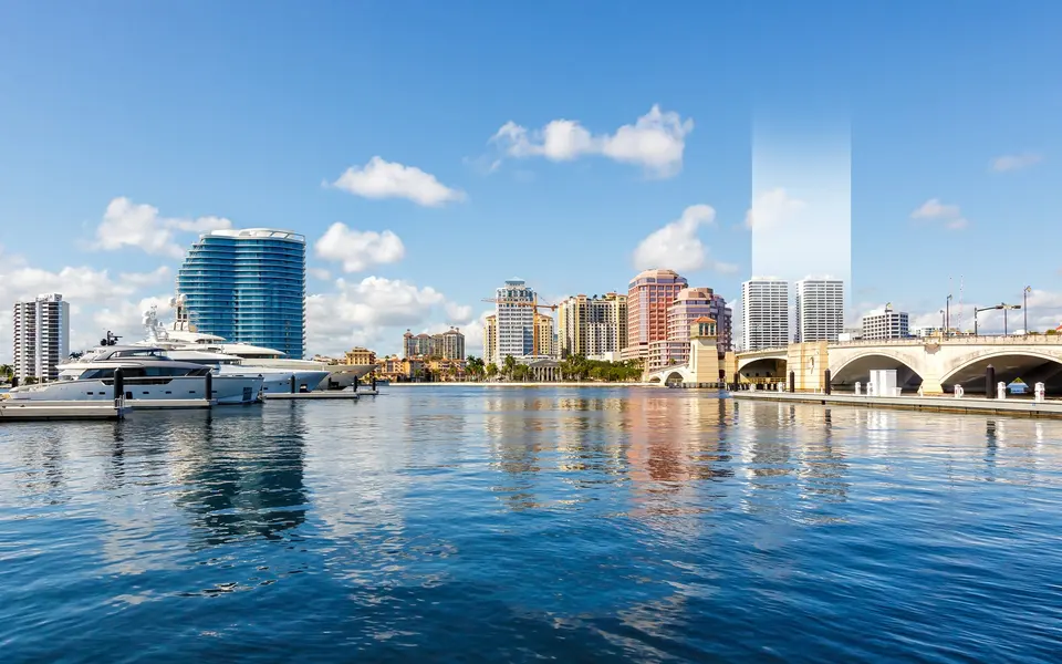 Aerial view — Banyan Tree Residences West Palm Beach in West Palm Beach
