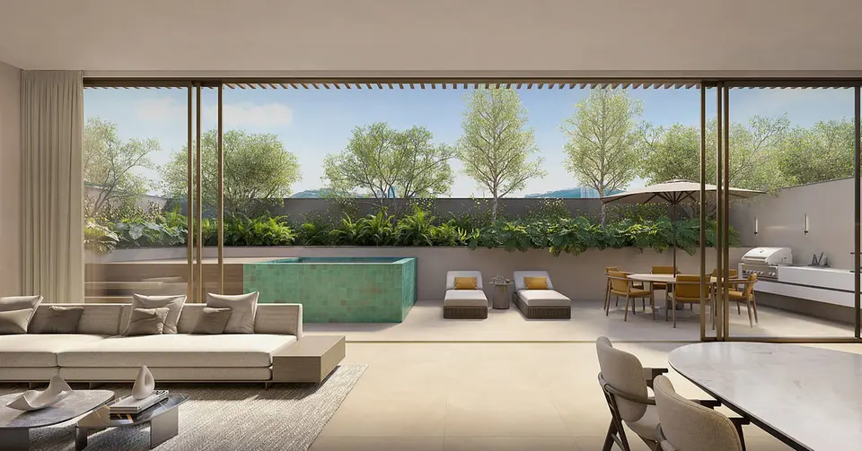 Living room — Colette Residences Brickell in Brickell