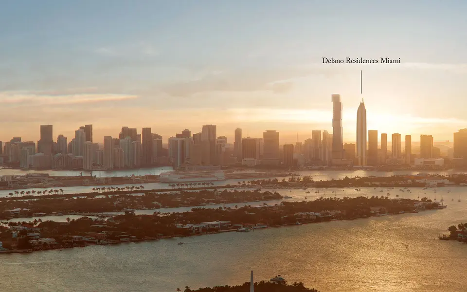 Aerial view — Delano Residences & Hotel Miami Downtown Miami in Miami