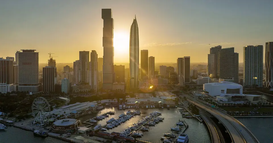 Aerial view — Delano Residences & Hotel Miami Downtown Miami in Miami
