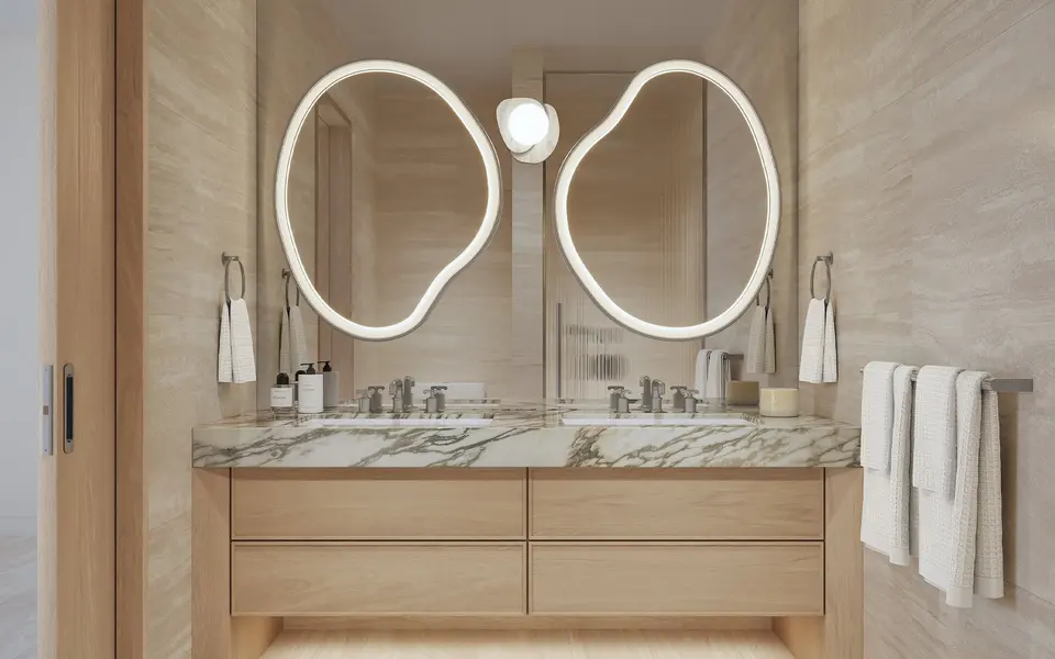 Bathroom — Delano Residences & Hotel Miami Downtown Miami in Miami