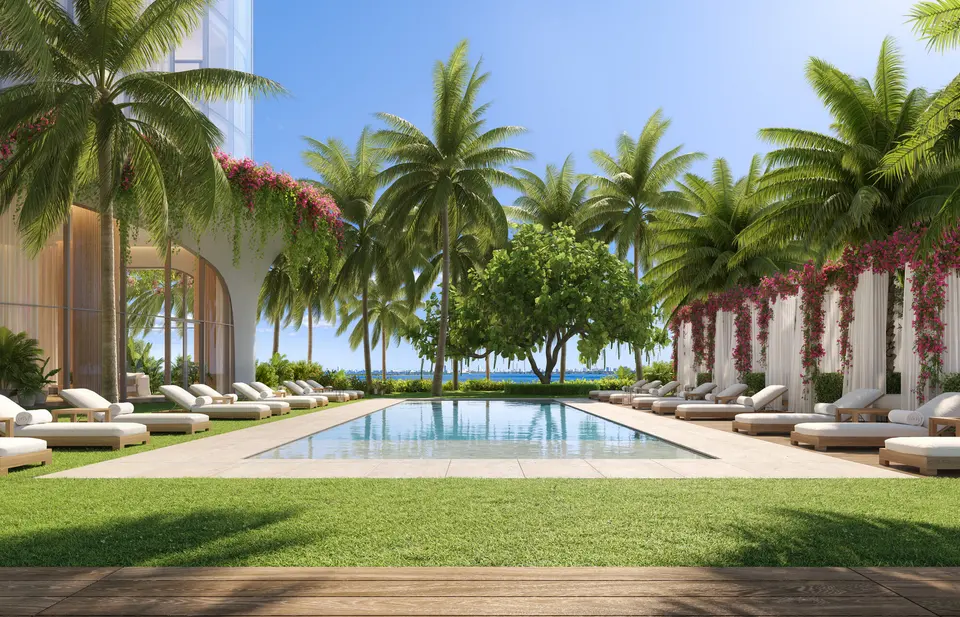 Pool deck — Edition Residences Miami Edgewater in Edgewater