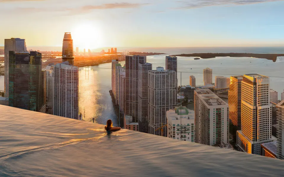 Aerial view — Faena Residences Downtown Miami in Miami
