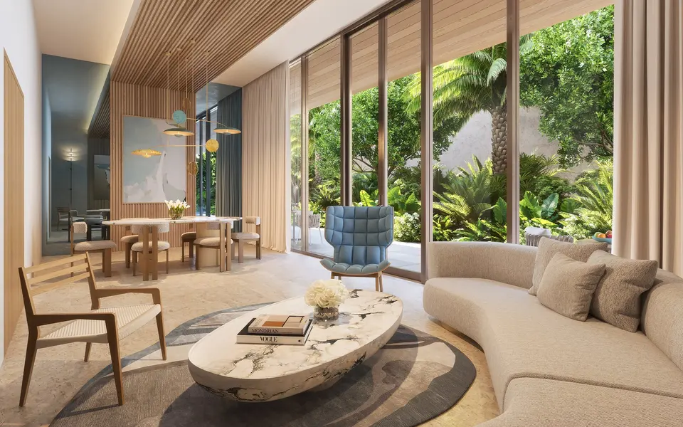 Living room — Glass House Boca Raton in Boca Raton