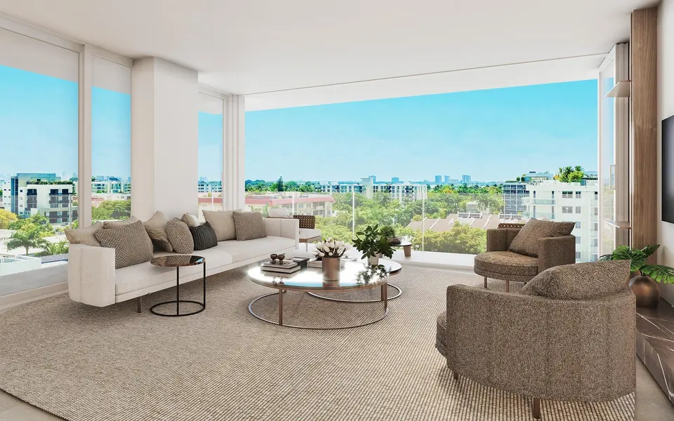 Living room — La Maré Bay Harbor Islands in Surfside