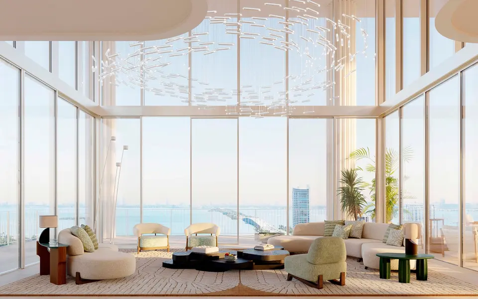 Living room — Miami Design Residences Miami Design District in Miami