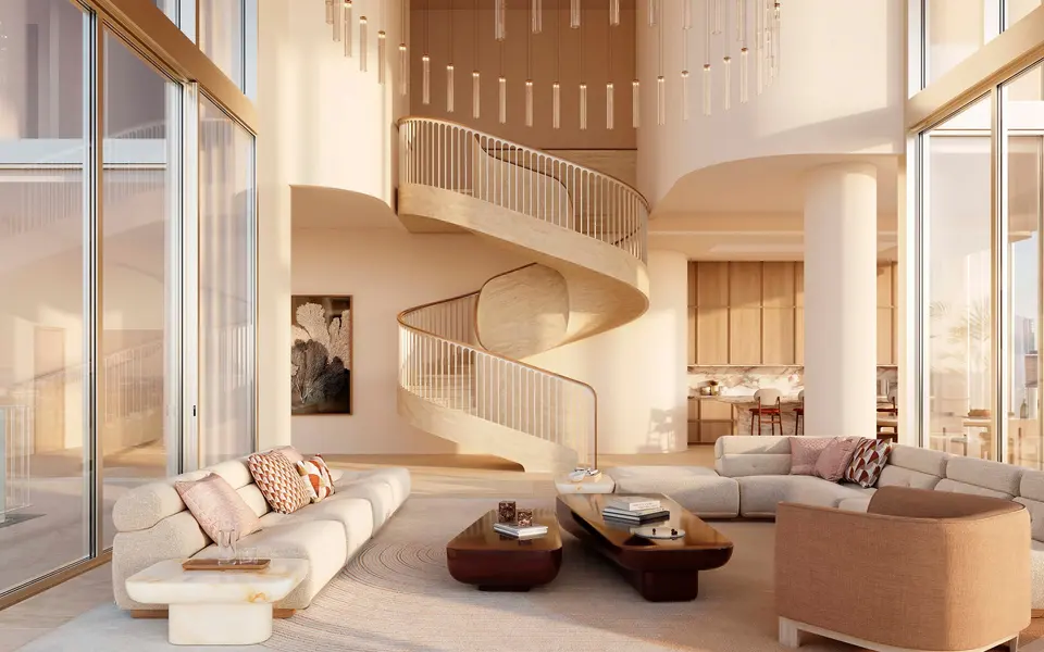 Living room — Miami Design Residences Miami Design District in Miami