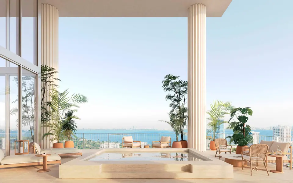 Living room — Miami Design Residences Miami Design District in Miami
