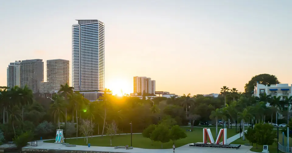 Aerial view — Miami Tropic Residences Miami in Miami