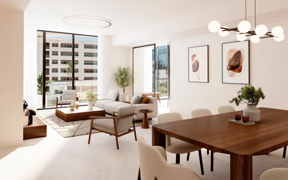 Living room — Mila Bay Harbor Bay Harbor Islands in Surfside