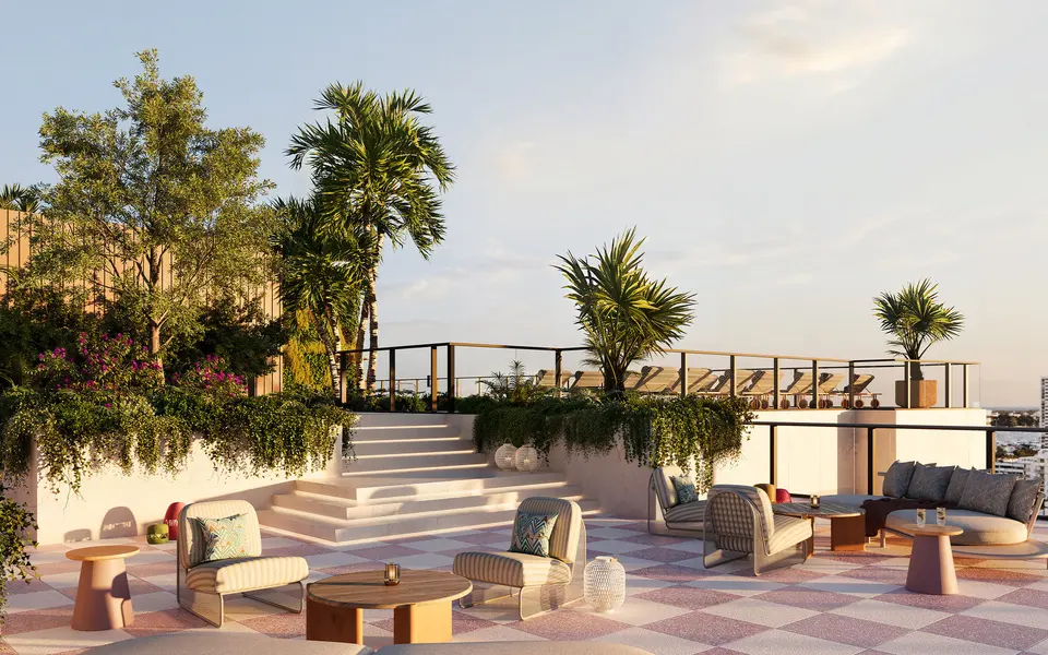Terrace — Nora House West Palm Beach in West Palm Beach