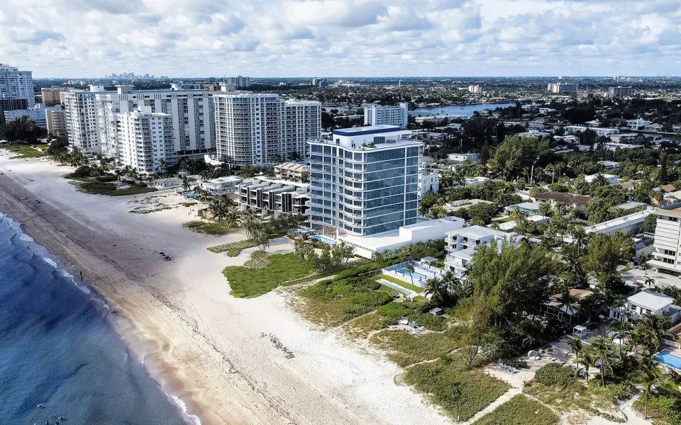 Aerial view — Ocean 580 Pompano Beach in Fort Lauderdale
