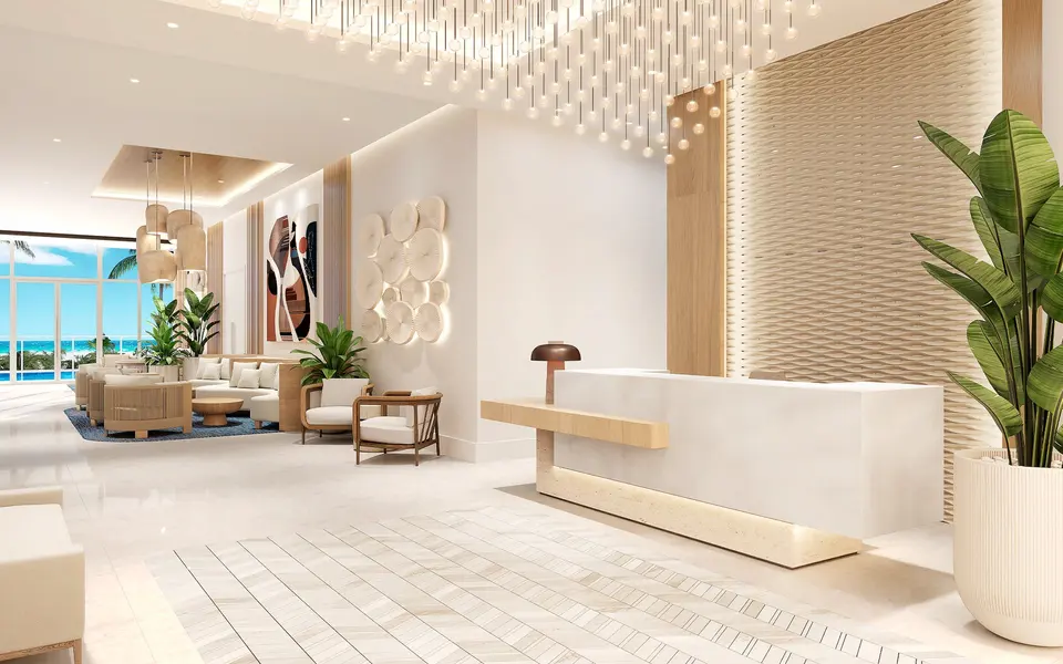 Living room — Ocean 580 Pompano Beach in Fort Lauderdale