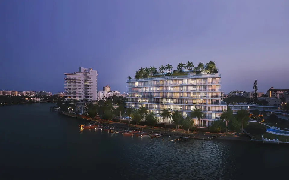 Aerial view — Onda Bay Harbor in Surfside