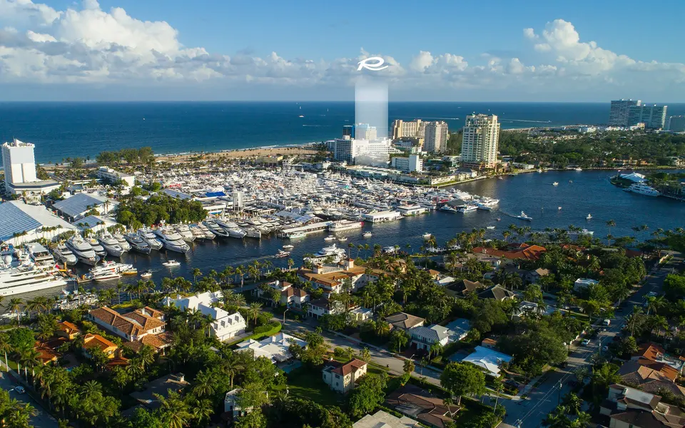Aerial view — Riva Residenze Fort Lauderdale in Fort Lauderdale