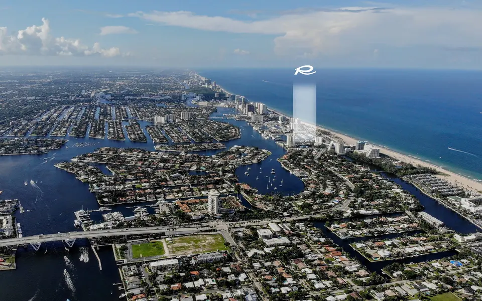 Aerial view — Riva Residenze Fort Lauderdale in Fort Lauderdale