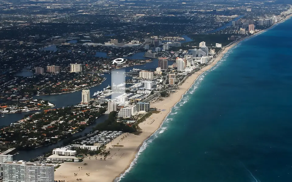 Aerial view — Riva Residenze Fort Lauderdale in Fort Lauderdale