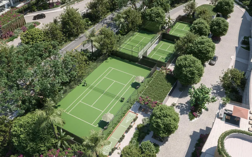 Aerial view — Rosewood Residences Hillsboro Beach in Fort Lauderdale