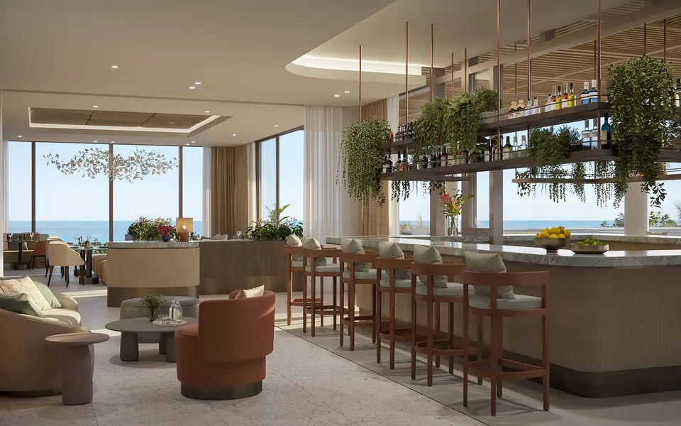 Living room — Rosewood Residences Hillsboro Beach in Fort Lauderdale