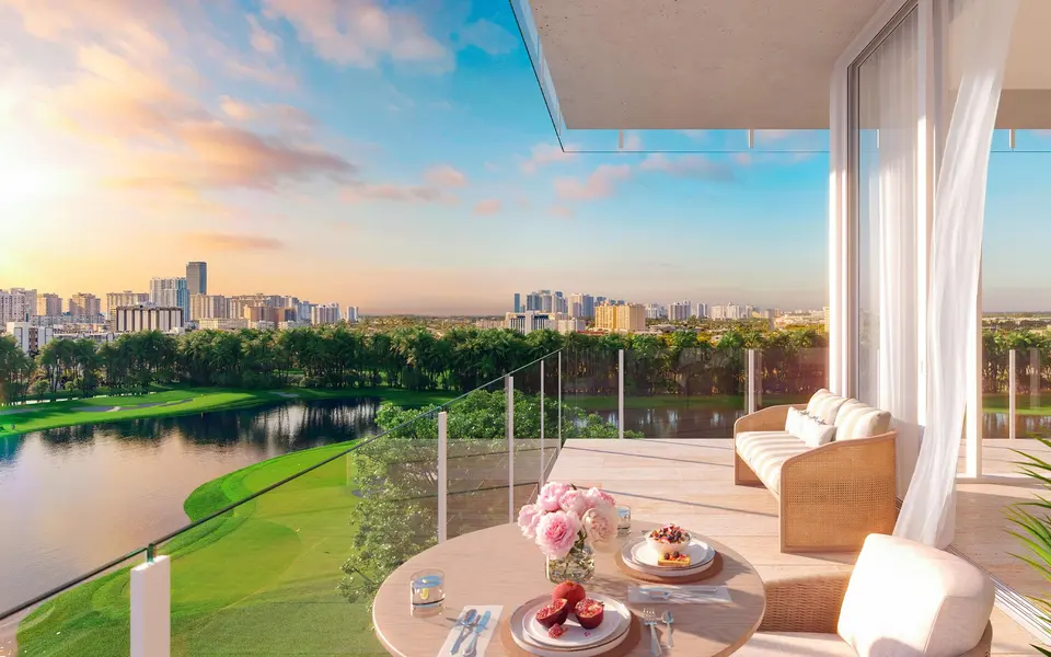 Living room — Shell Bay by Auberge Hallandale in Aventura