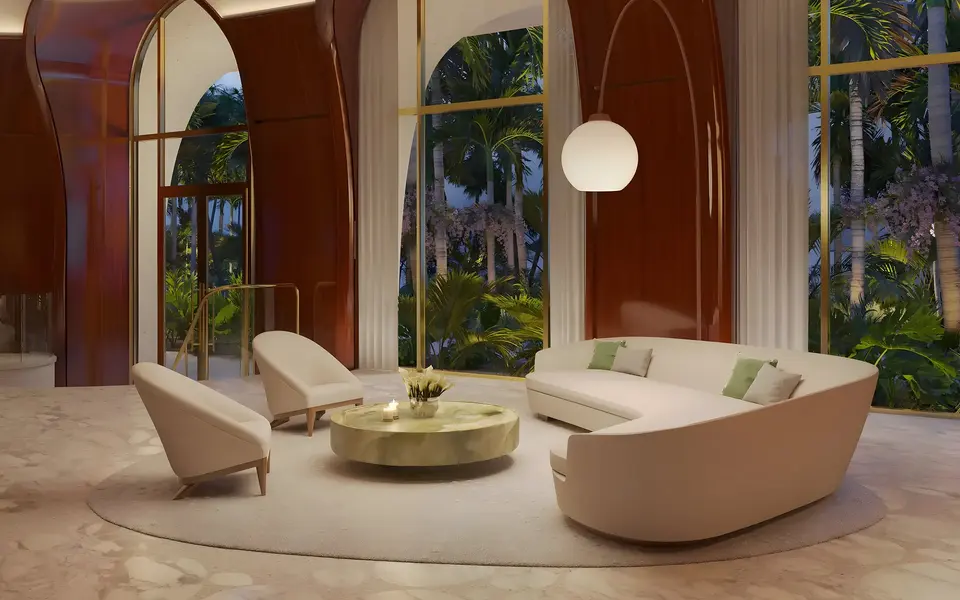 Living room — Shore Club Private Collections Miami Beach in Miami Beach