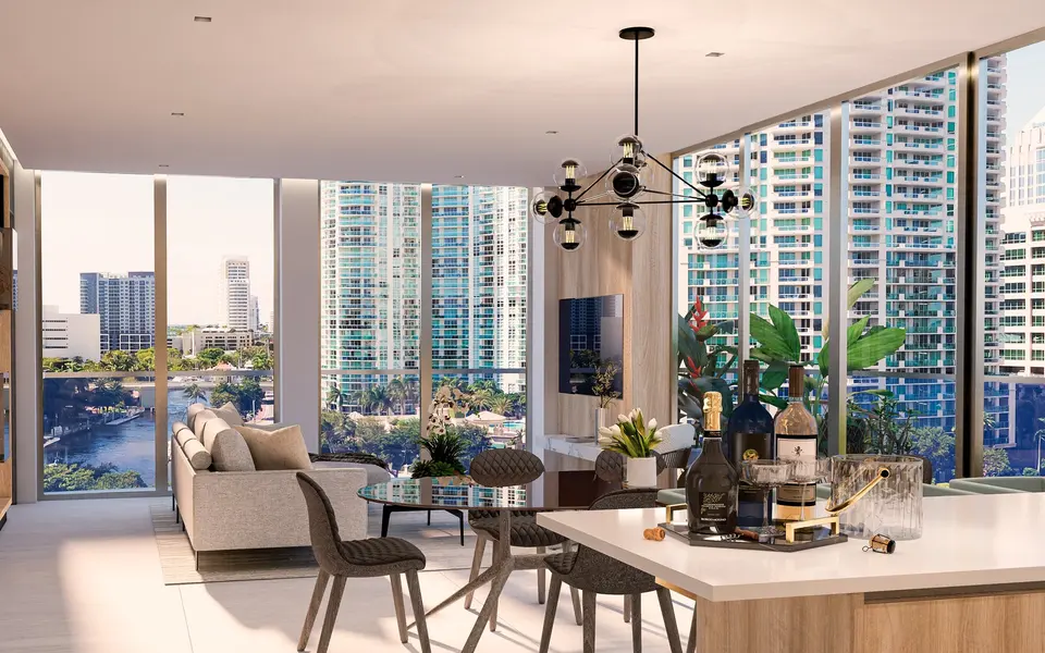 Living room — Sixth & Rio Fort Lauderdale in Fort Lauderdale