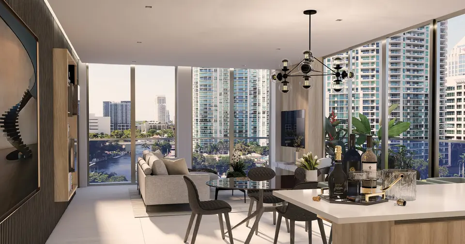 Living room — Sixth & Rio Fort Lauderdale in Fort Lauderdale