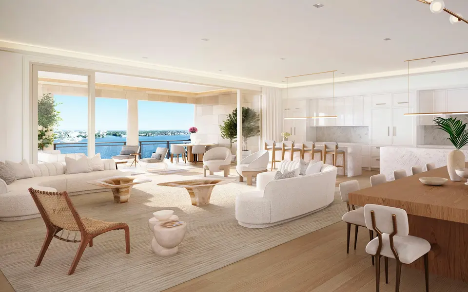 Living room — South Flagler House West Palm Beach in West Palm Beach