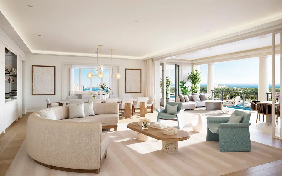 Living room — South Flagler House West Palm Beach in West Palm Beach