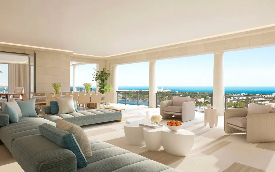 Living room — South Flagler House West Palm Beach in West Palm Beach