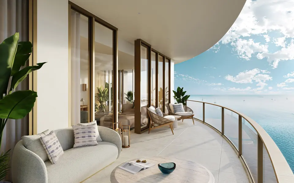 Living room — St. Regis Residences Bahia Mar Fort Lauderdale in Fort Lauderdale