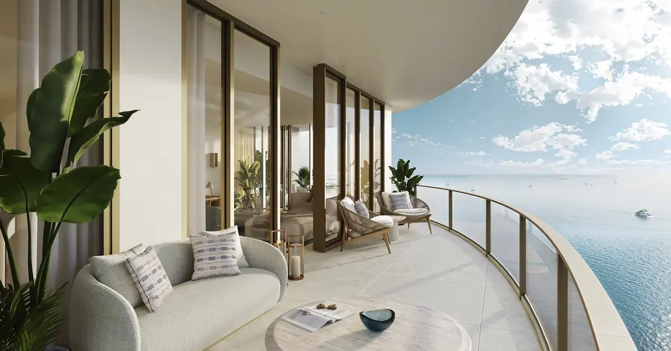 Living room — St. Regis Residences Bahia Mar Fort Lauderdale in Fort Lauderdale