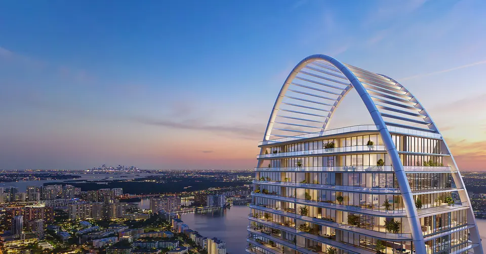 Aerial view — St. Regis® Residences Sunny Isles in Sunny Isles Beach