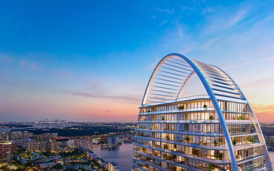 Aerial view — St. Regis® Residences Sunny Isles in Sunny Isles Beach