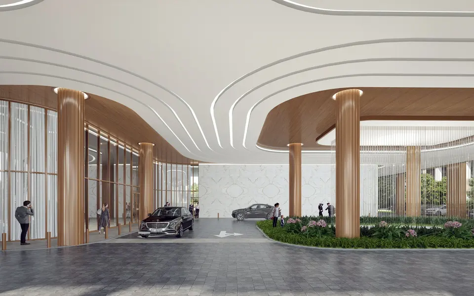 Living room — The Berkeley Palm Beach West Palm Beach in West Palm Beach