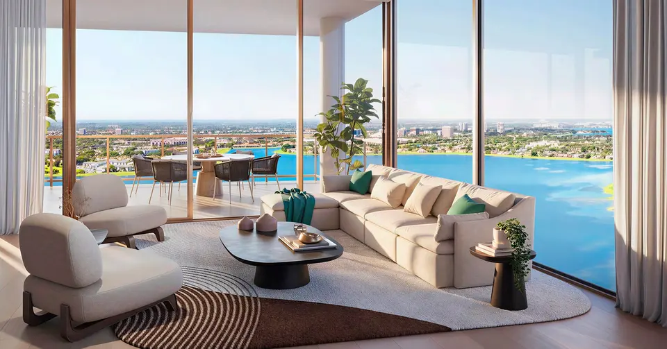 Living room — The Berkeley Palm Beach West Palm Beach in West Palm Beach
