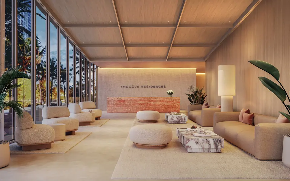 Living room — The Cove Residences Edgewater in Edgewater